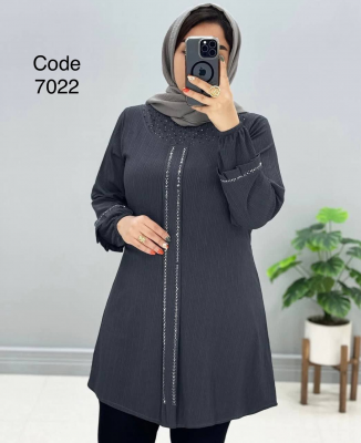 مراكشي كريشه نگين دار 7022 نوك مدادي سورمه اي